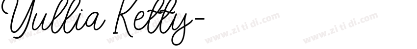 Yullia Ketty字体转换